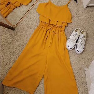 Full of magic S Yellow jumpsuit